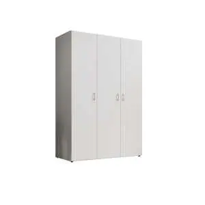 Promoties 22 Kleerkast 121 cm, wit, houtdecor