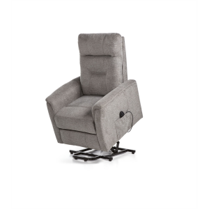 Relaxzetel, charcoalkleurige stof, met elektrische lift-functie en 1 motor Relaxzetel, charcoalkleurige stof, met elektrische lift-functie en 1 motor