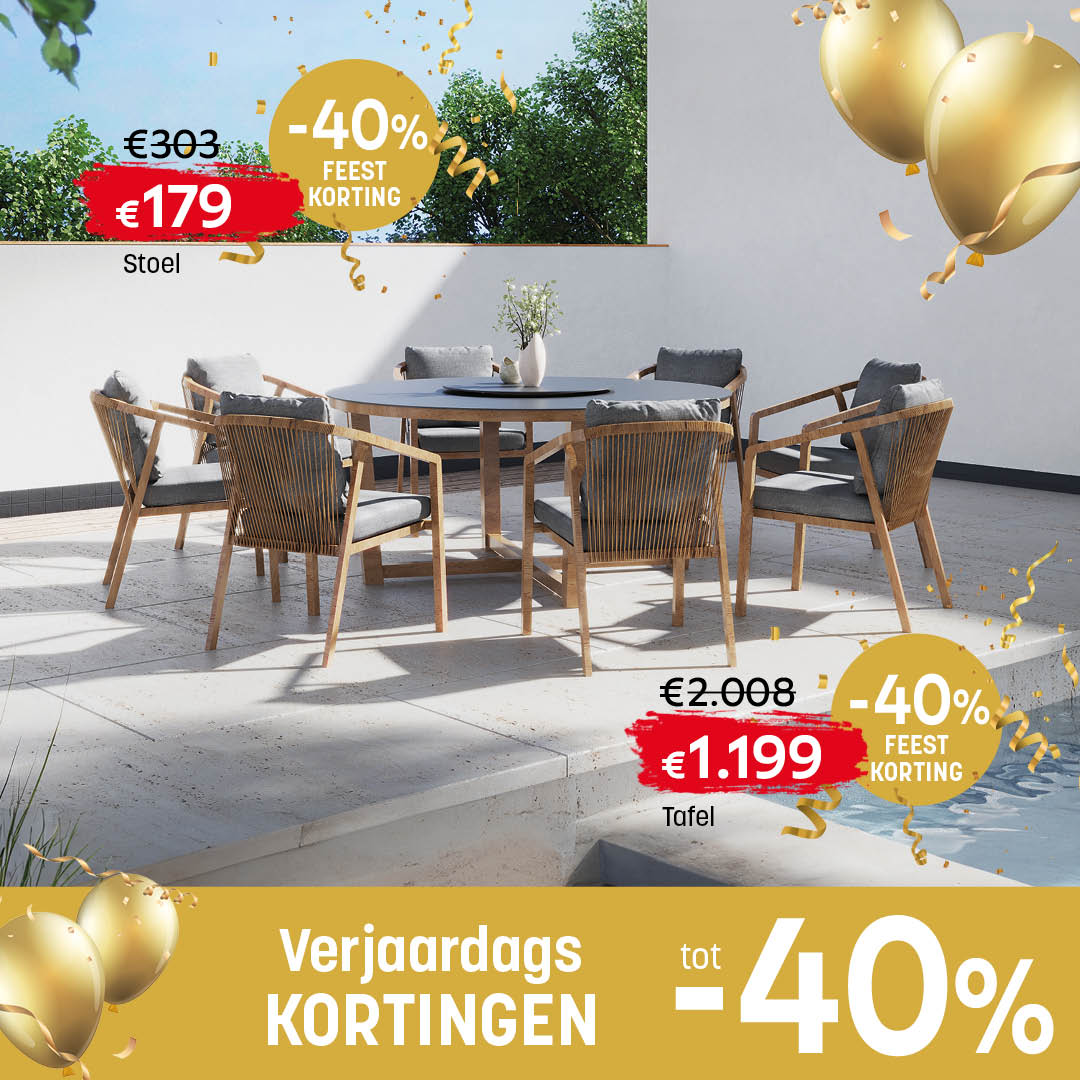 Kortingen tot -40% op ruime collectie