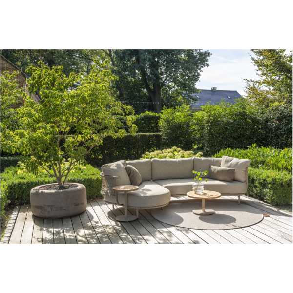 Chaise longue met ademend textileen Chaise longue met ademend textileen